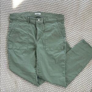 LOFT Sage Green Cropped Pants